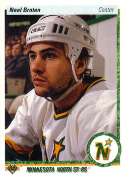 NEAL BROTEN USA OLYMPIC HOCKEY SIGNED 1994 TOPPS PREMIER MINNESOTA NORTH  STARS