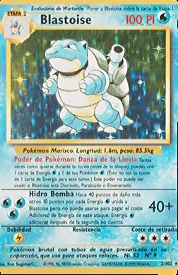 1999 Pokemon Base Set Spanish #2/102 Blastoise Value null | Collectibles.com