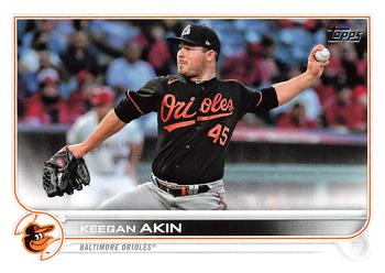  2022 Topps # 328 Keegan Akin Baltimore Orioles (Baseball Card)  NM/MT Orioles : Collectibles & Fine Art