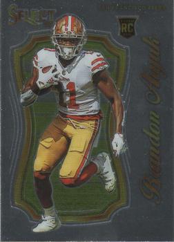 Brandon Aiyuk San Francisco 49ers Autographed 2020 Panini Playbook 2 Color  Relic Booklet #219 #2/10 Rookie Card