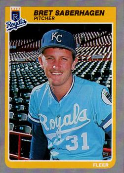 Autograph Warehouse 377711 Bret Saberhagen Autographed Baseball Card - Kansas City Royals 1990 Topps Bowman No.BCBS1 Sweepstakes