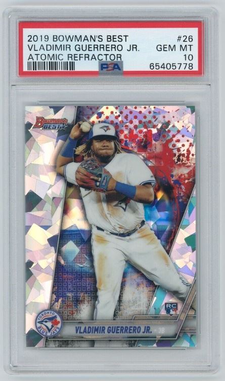 2019 Bowman's best Vladimir Guerrero Jr. Automatic  Refractor