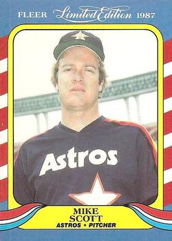 Mike Scott autographed baseball card (Houston Astros) 1990 Upper Deck #88