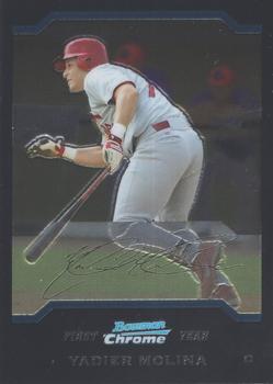Yadier Molina 2021 Topps Chrome Refractor #132 St. Louis Cardinals