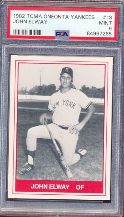 1982 TCMA Oneonta Yankees John Elway #13