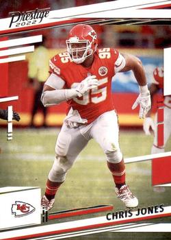 Chris Jones 2022 Mosaic Reactive Orange Prizm #223 KC Chiefs