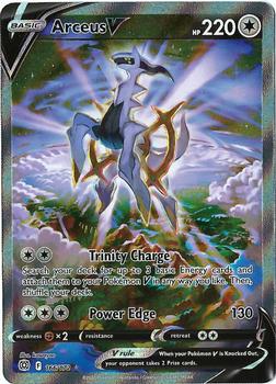 2022 Pokemon Sword & Shield Brilliant Stars 166/172 Arceus V Value null ...