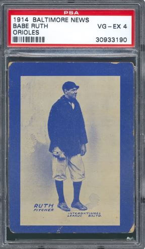 1914 Baltimore News Babe Ruth