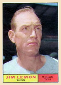  1963 Topps # 369 Jim Lemon Minnesota Twins (Baseball Card)  Dean's Cards 5 - EX Twins : Collectibles & Fine Art