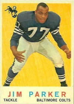 : 1963 Topps # 5 Jim Parker Baltimore Colts (Football Card) VG/EX  Colts Ohio St : Collectibles & Fine Art