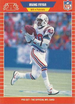 1991 Wild Card #82 IRVING FRYAR New England Patriots