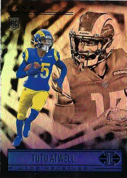 TUTU ATWELL 2021 Panini Select RED PRIZM Jersey RC Card #RSW-TAT Rams