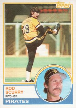 Rod Scurry - c. 1980-85 Pittsburgh Pirates - choose a size - full color  print