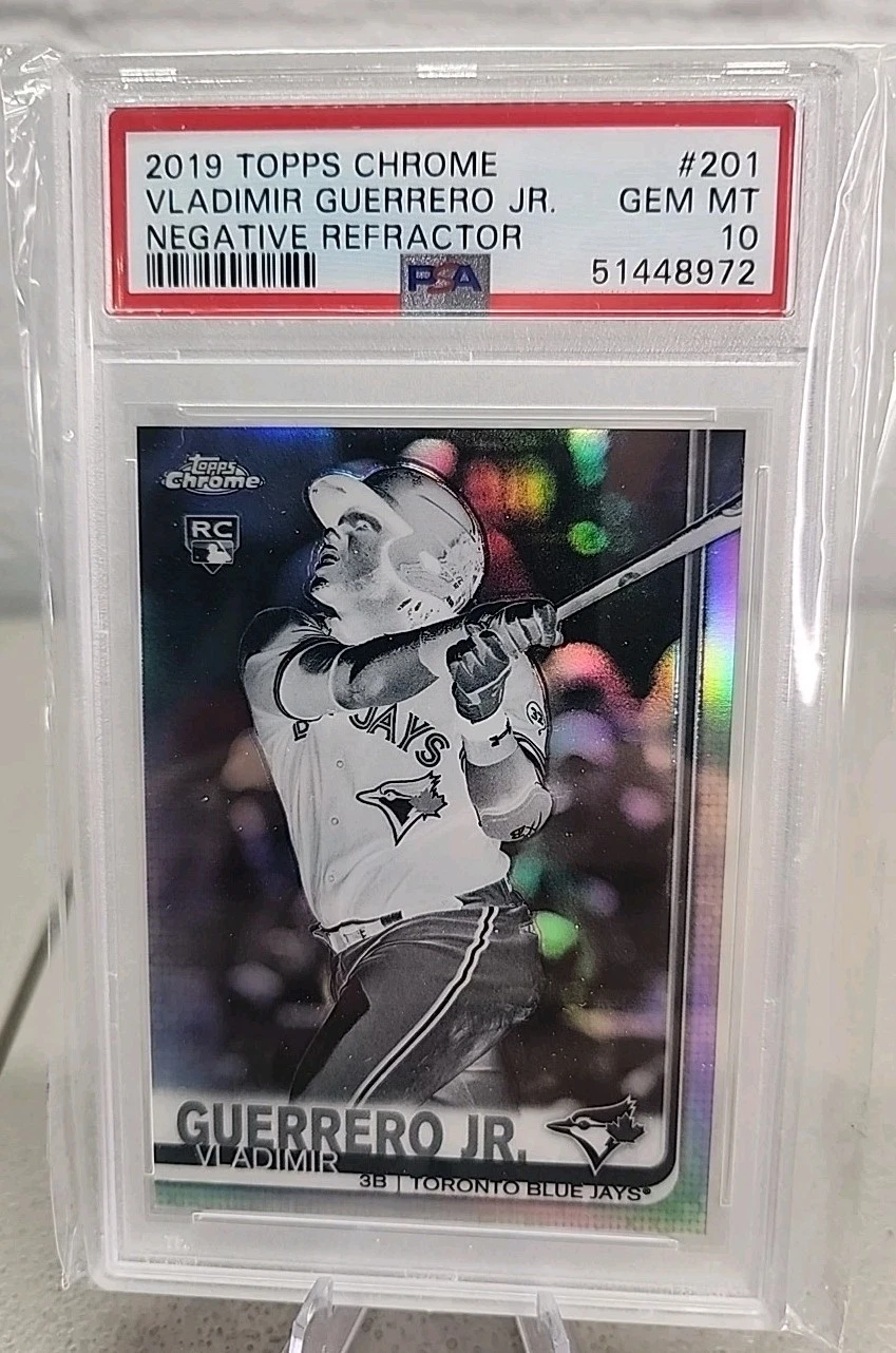 2019 Topps Chrome Negative Refractor #201 Vladimir Guerrero
