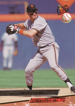 Matt Williams Signed SF Giants 1989 Fleer Baseball Card Beckett Slab –  www.