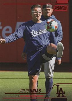 Julio Urias 2022 Topps Chrome Platinum Anniversary Xfactor Refractor #117  Los Angeles Dodgers