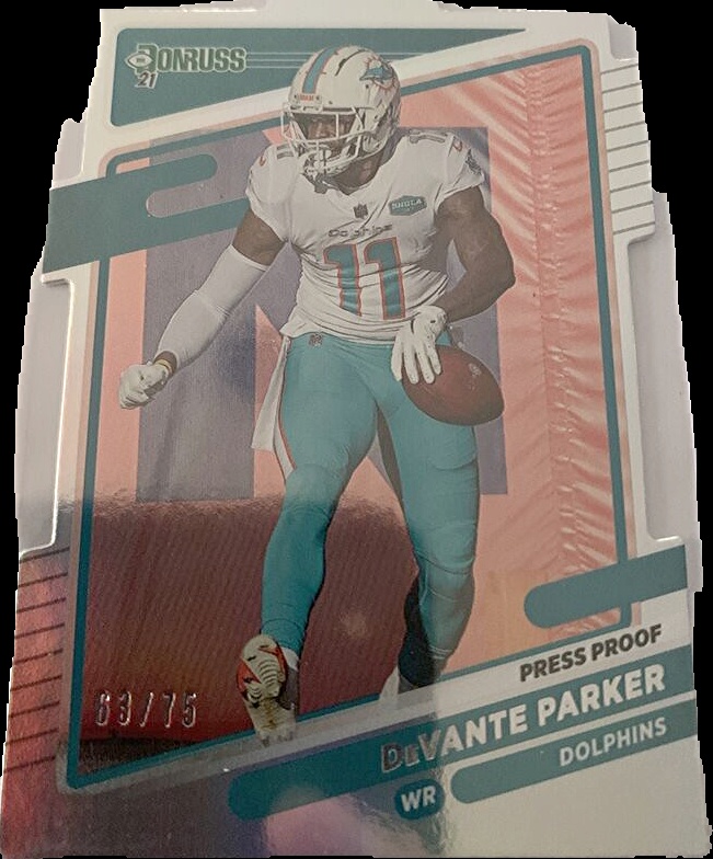 Rookie Jersey patch Devante parker offers card