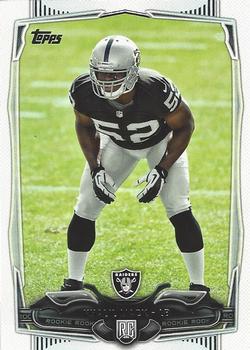 2014 R&S Rookie Materials Khalil Mack JERSEY Raiders