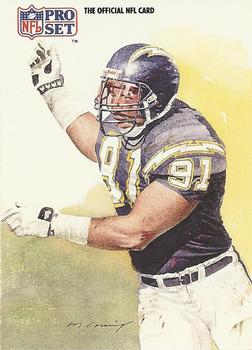 Leslie O'Neal Chargers Autograph 1990 NFL Pro Set Pro Bowl #364 Signed Card  16J at 's Sports Collectibles Store