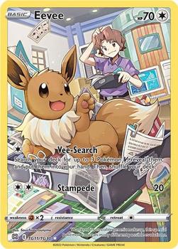 Eevee - Platinum - Rising Rivals #59 Pokemon Card