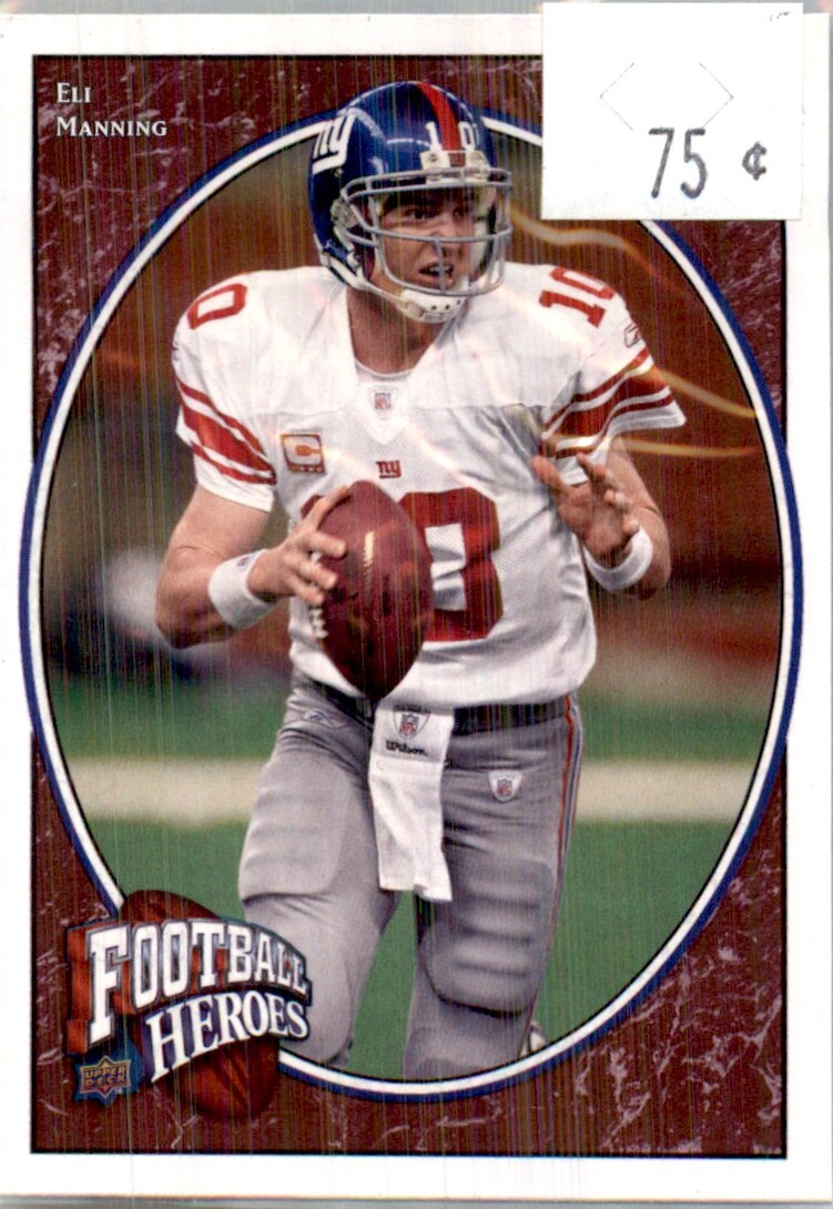  2011 Topps Football Card # 20 Eli Manning - New York Giants -  NFL Trading Card in a Protective Case! : Sports Memorabilia Trading Cards :  Sports & Outdoors