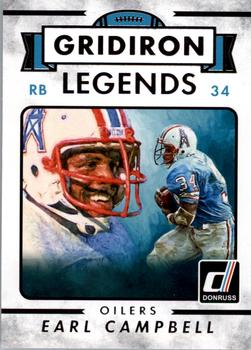 2023 Leaf Draft Football Earl Campbell First Overall Blue #3 - Houston  Oilers