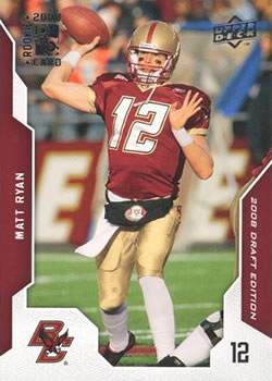 Matt Ryan 2009 Donruss Elite Series Rookie Premier Jersey #13, 19/50