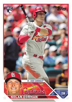 Nolan Gorman 2023 Topps Chrome Logofractor RC #192 St. Louis Cardinals  Rookie