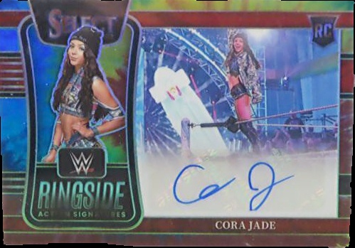 2021 Topps WWE Women's Division Blue Cora Jade Rookie Autograph retailer /25