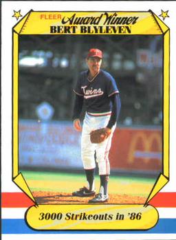 1987 Fleer Award Winners Baseball Cards: Value, Trading & Hot Deals |  Cardbase