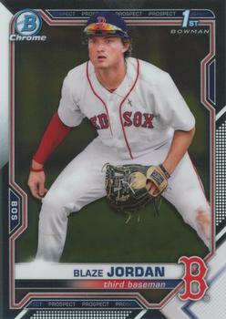 2022 Bowman - Chrome Prospects - Mega Box Purple Mojo Refractor #BCP-58 -  Blaze Jordan /250