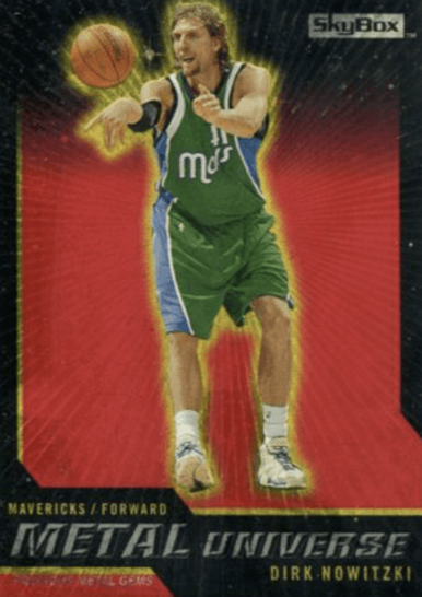2008 SkyBox Metal Universe Precious Metal Gems Dirk Nowitzki #9 /50