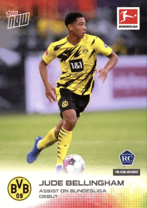 2020 Topps Now Bundesliga Jude Bellingham Rookie #4