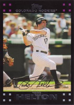 Todd Helton 2005 Topps Jersey Card #10/50