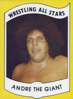 Andre The Giant 1985 Topps Wwf Wrestling Stickers Card #21 Psa 8