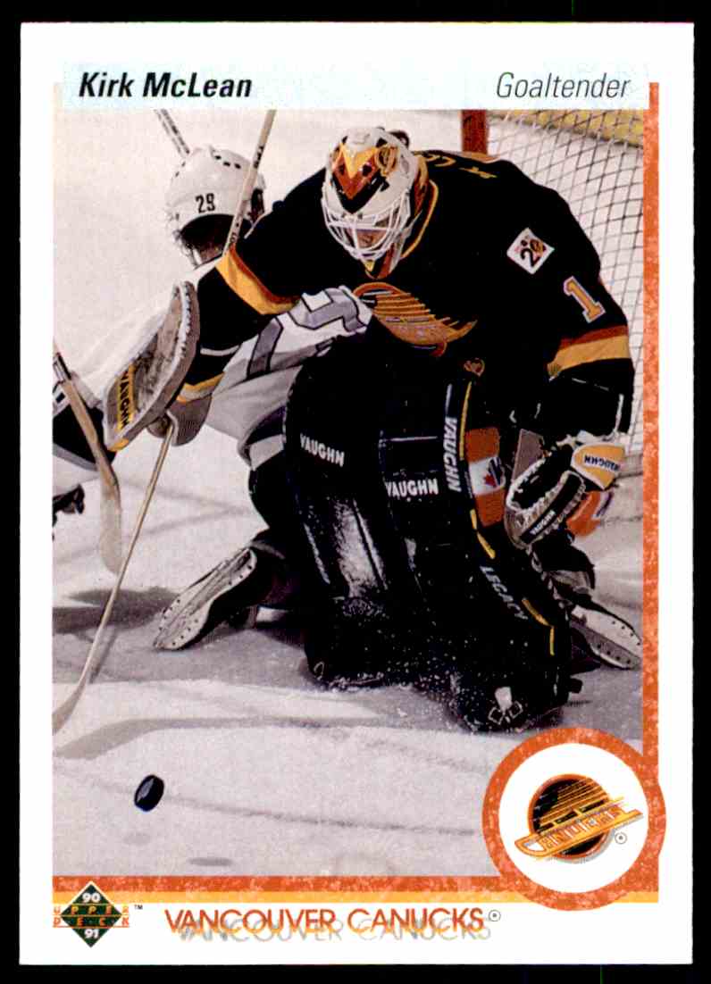 KIRK McLEAN 1989-90 ROOKIE Lot of 2 OPC #61 Vancouver Canucks