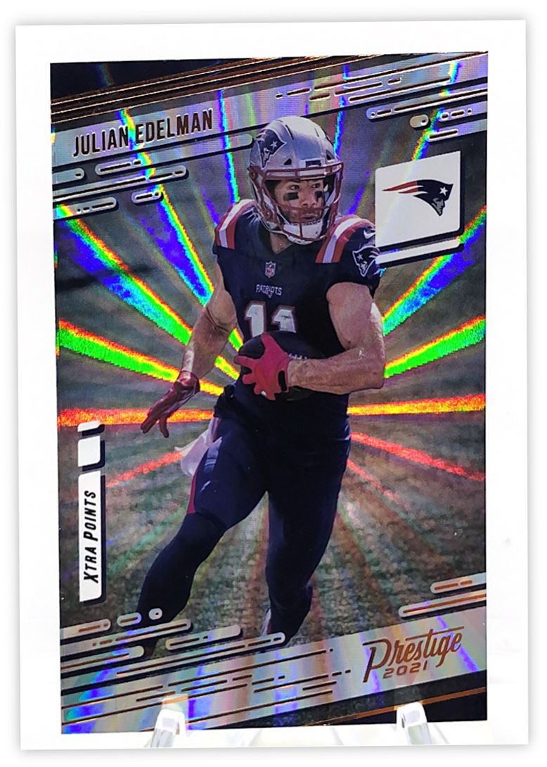 : Julian Edelman 2010 Score NFL Football Mint Rookie Card 172  Picturing This New England Patriots Star in His Blue Jersey : Collectibles  & Fine Art