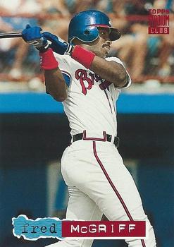Fred McGriff (All Star) #385 Topps 1990 Baseball Card (Toronto Blue Jays) VG