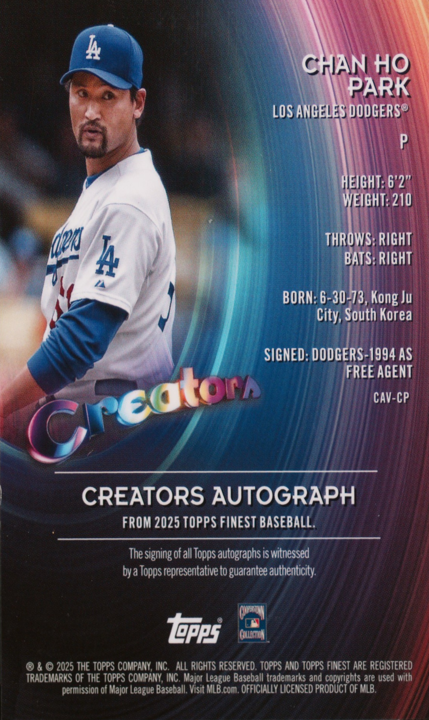 Chan Ho Park Cards: Values, Rookies | Collectibles.com