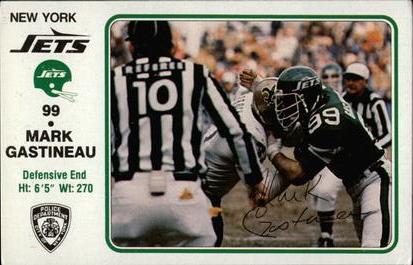 1987 Topps Mark Gastineau 135 New York Jets Football