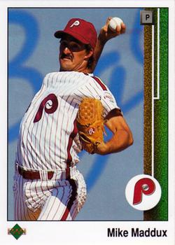 Mike Maddux - Phillies #393 Score 1989 Baseball Trading Card