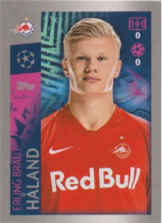 2019 Topps UEFA Champions League Official Sticker Collection Erling Haaland #419