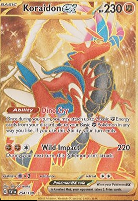 2023 Pokemon Scarlet & Violet 254/198 Koraidon ex Value null