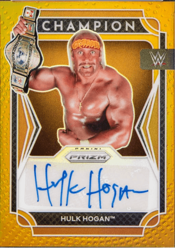 2022 Panini Champion Signature Hulk Hogan #CS-HHG Gold /10 or Blue /49 