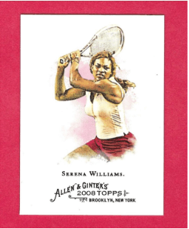 2008 Topps Allen & Ginter Serena Williams #249 Card
