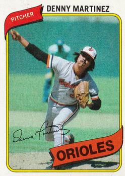 1989 Topps Denny Martinez Montreal Expos Baseball Card GMMGA