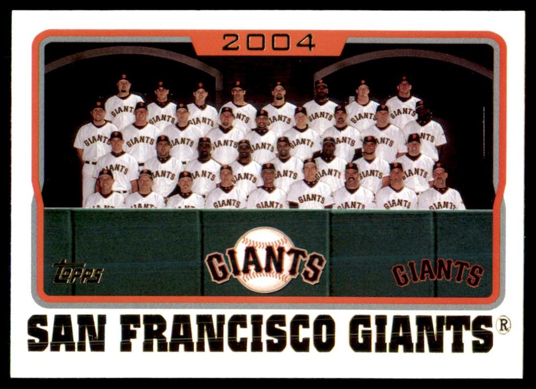 2022 Topps Opening Day San Francisco Giants Baseball Cards Team Set