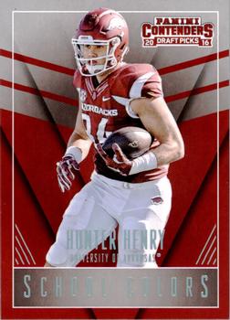 2018 Donruss Football HUNTER HENRY Jersey Number 24/86 - CHARGERS - #162