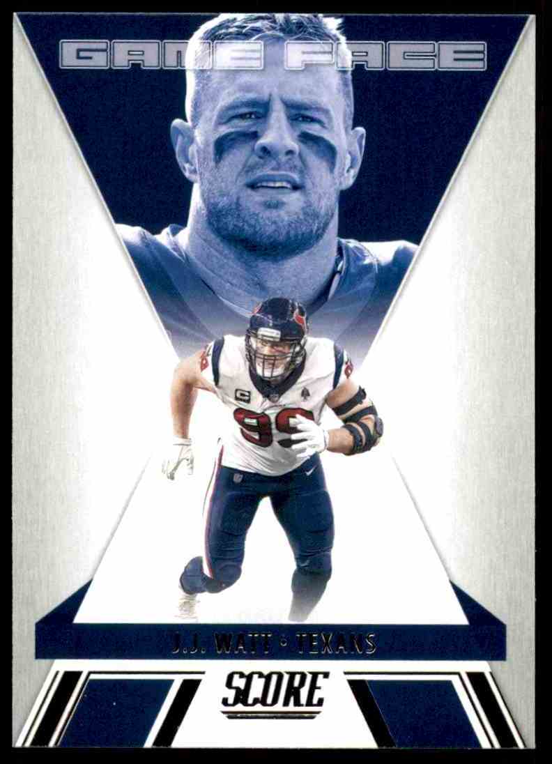 ARIZONA CARDINALS JJ Watt DE 4⭐⭐⭐⭐Star CRUCIAL CATCH + Man of the Year  (PLASTIC)