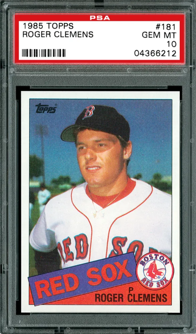1985 Topps Roger Clemens #181 Rookie Card